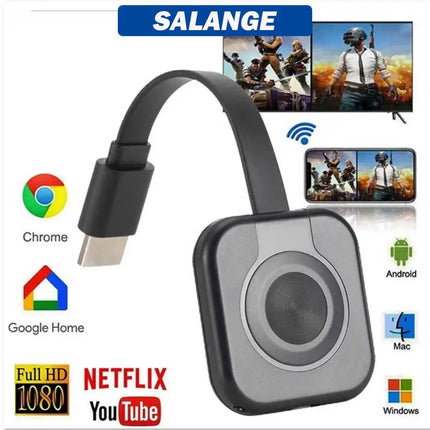 Salange Miracast Wifi Dongle TV Stick DLAN Sync Screen Mirroring Share for Smartphone Android iOS Devices Tablet 1080P HD Video